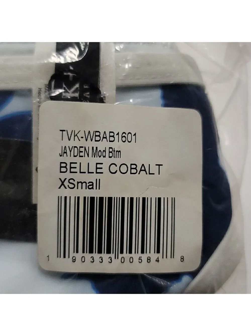 Tavik Swim Jayden Bikini Bottom Belle Cobalt Blue White